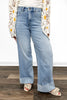 The Tarin by Ava Lane: *Three Lengths* High-Rise Tummy Control Cuffed Wide Leg Denim