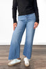 The Kinsley from Lovervet: Super High-Rise Cropped Palazzo Leg Denim
