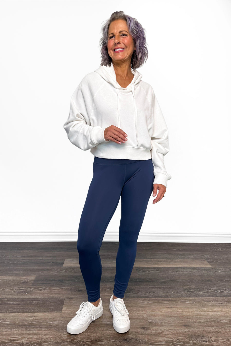 ALB Custom Women's Navy Everyday Essential Leggings *Two Lengths* *Final Sale*