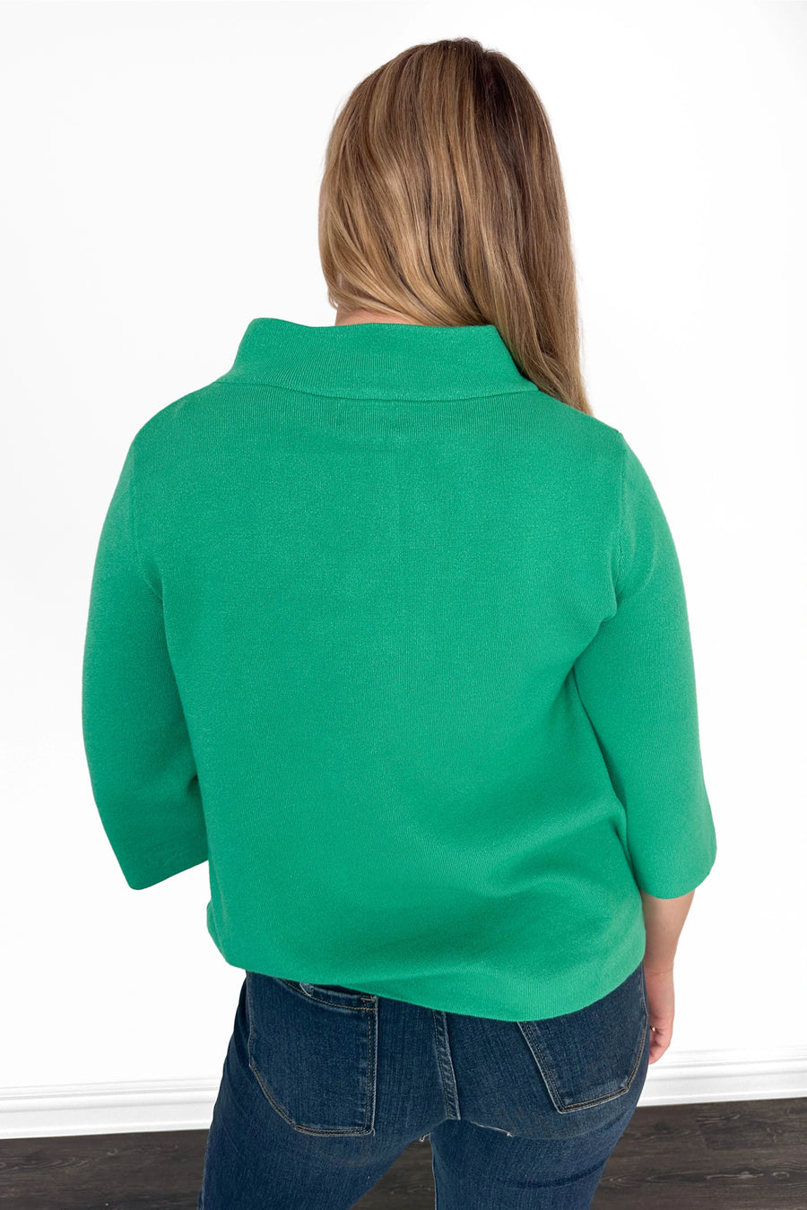 Women's Mock Neck Pullover Sweater