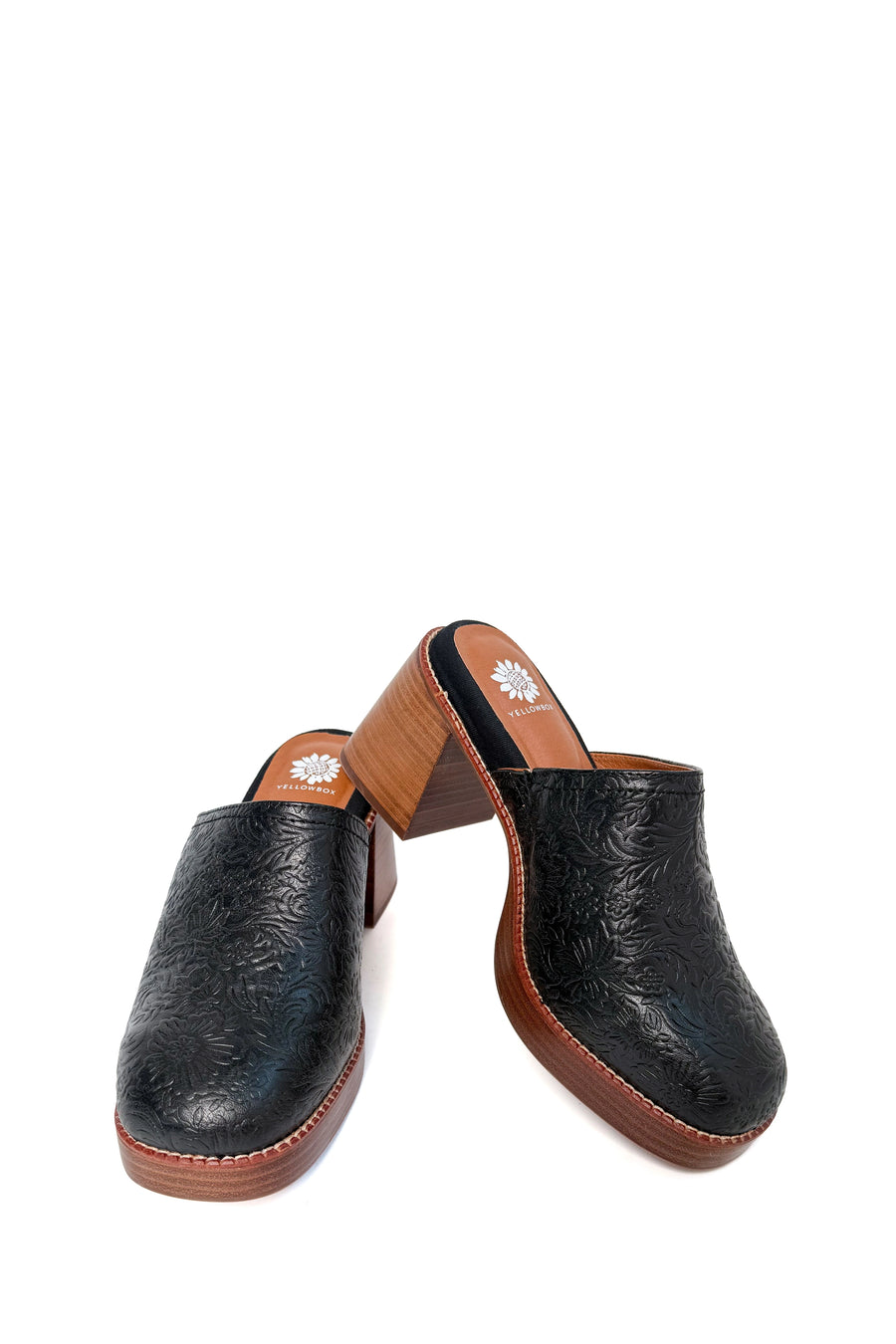 Yellow Box Ivaria Women's Platform Heel Mule Clog