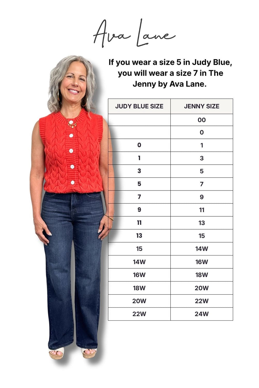 High-Rise Tummy Control Vintage Dark Blue Wide Leg Jeans