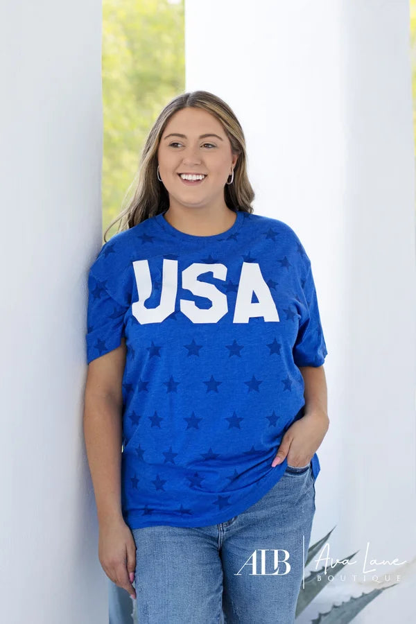 USA Star Graphic Tee