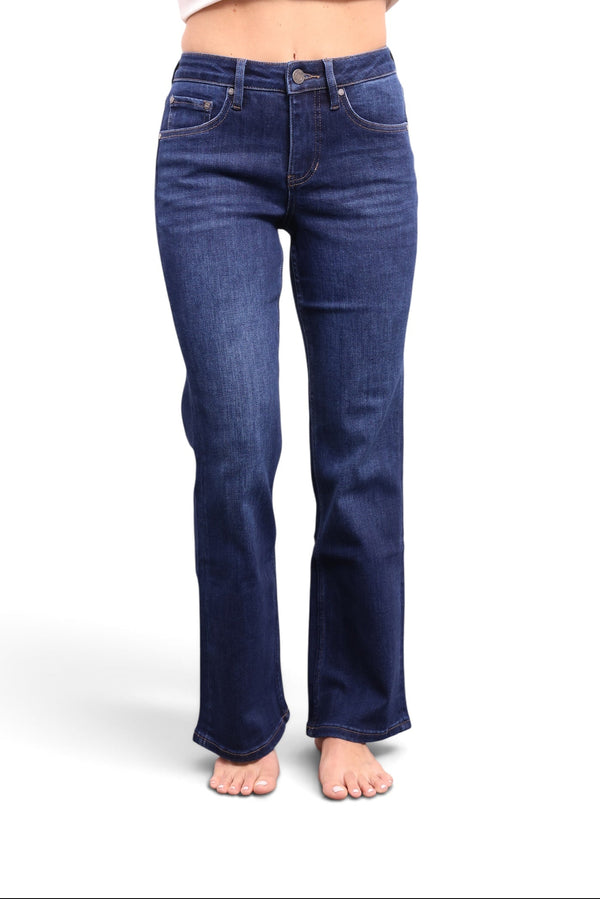 The Erica Mid-Rise Bootcut Tummy Control Jeans - Three Inseams
