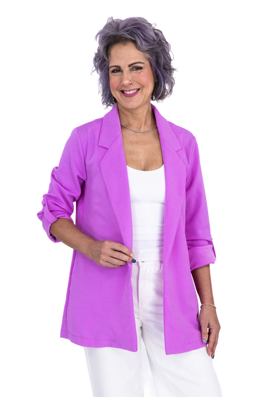 Women's Relaxed Open Front Blazer