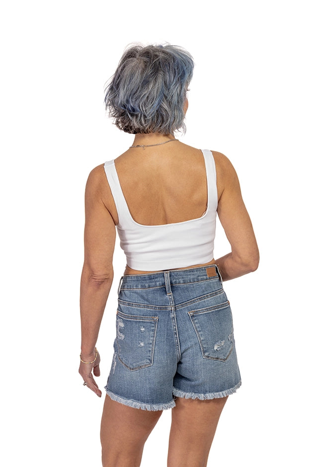 Women's Double Lined Ribbed Bralette