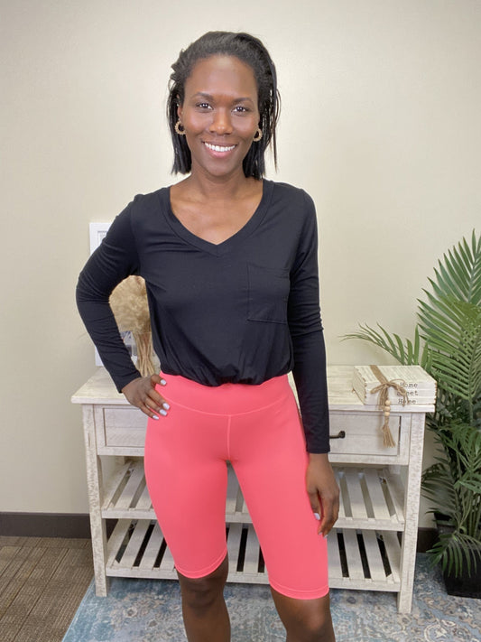 Get It In Gear Women's High Waisted Biker Shorts