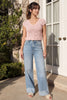 The Tarin by Ava Lane Mid-Rise Tummy Control Cuffed Wide Leg Denim Three Lengths