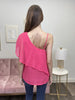 Long Gone Women's Swiss Dot Off The Shoulder Top *Final Sale*