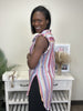 Here's A Clue Women's Stripe Collared Top *Final Sale*