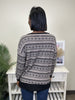 Never Stop Exploring Women's Patterned Long Sleeve Top
