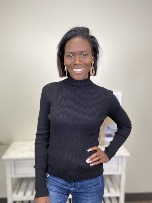 Introduced Happiness Women's Fitted Sweater *Final Sale*