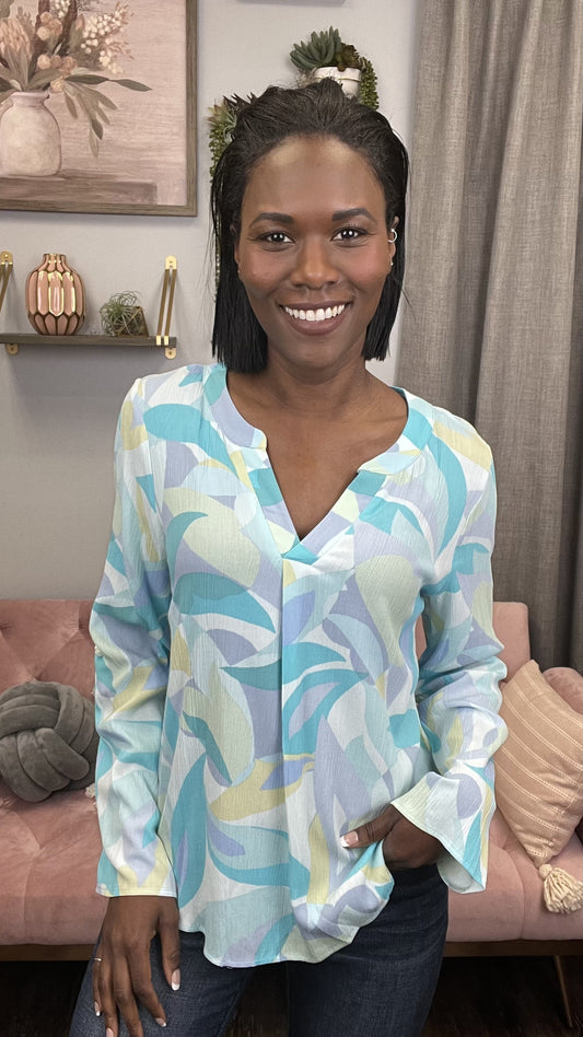 By The Ocean Women's Flowy Long Sleeve Top *Final Sale*