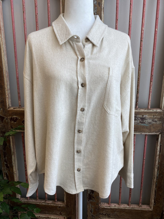 Don't Change Your Mind Women's Button Down Shacket *Final Sale*