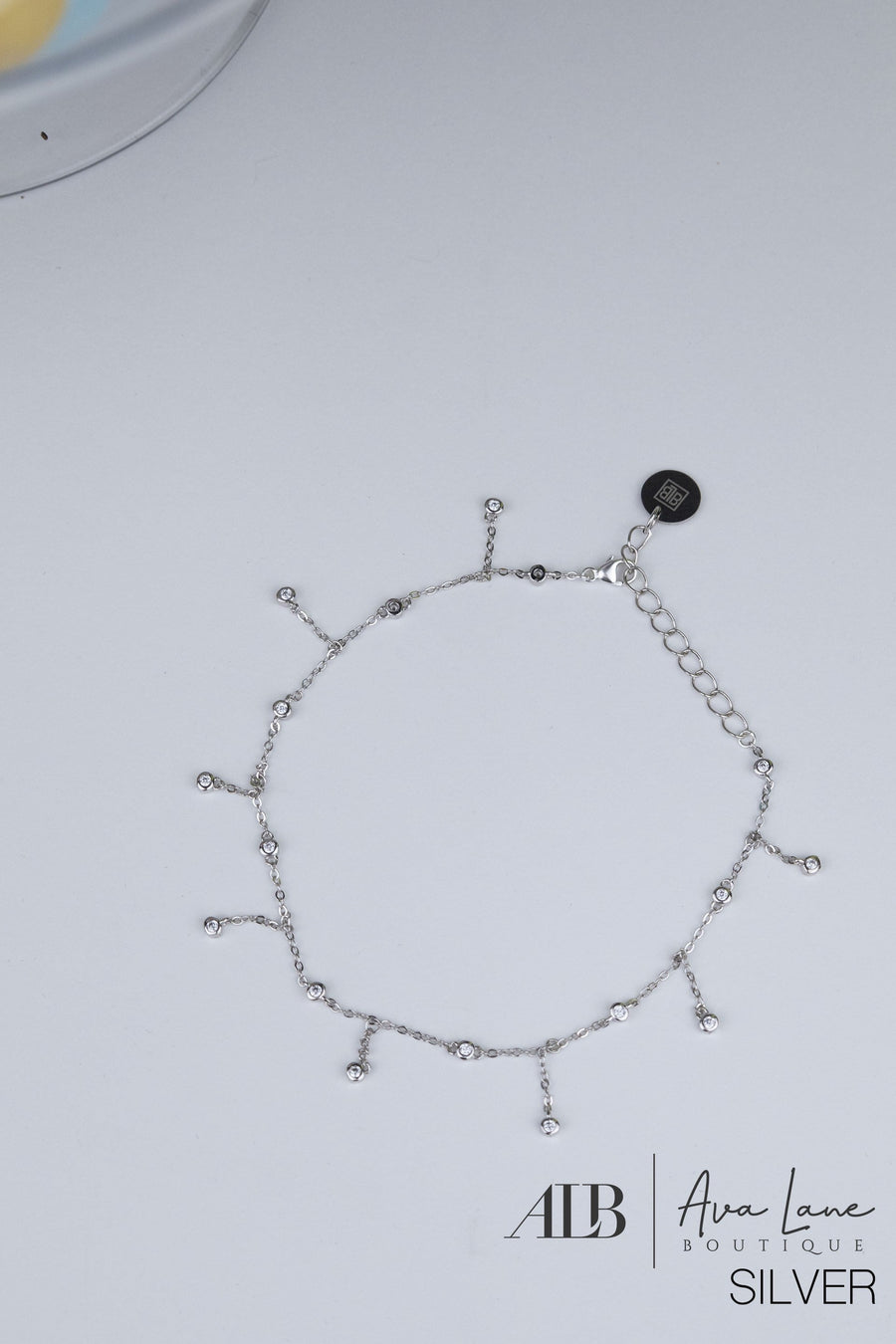 B.b Lila Dynamic Duo Gemstone Anklet