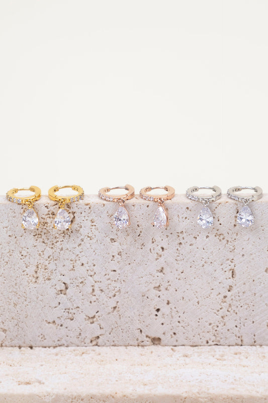 Clara Huggie Hoop Earrings