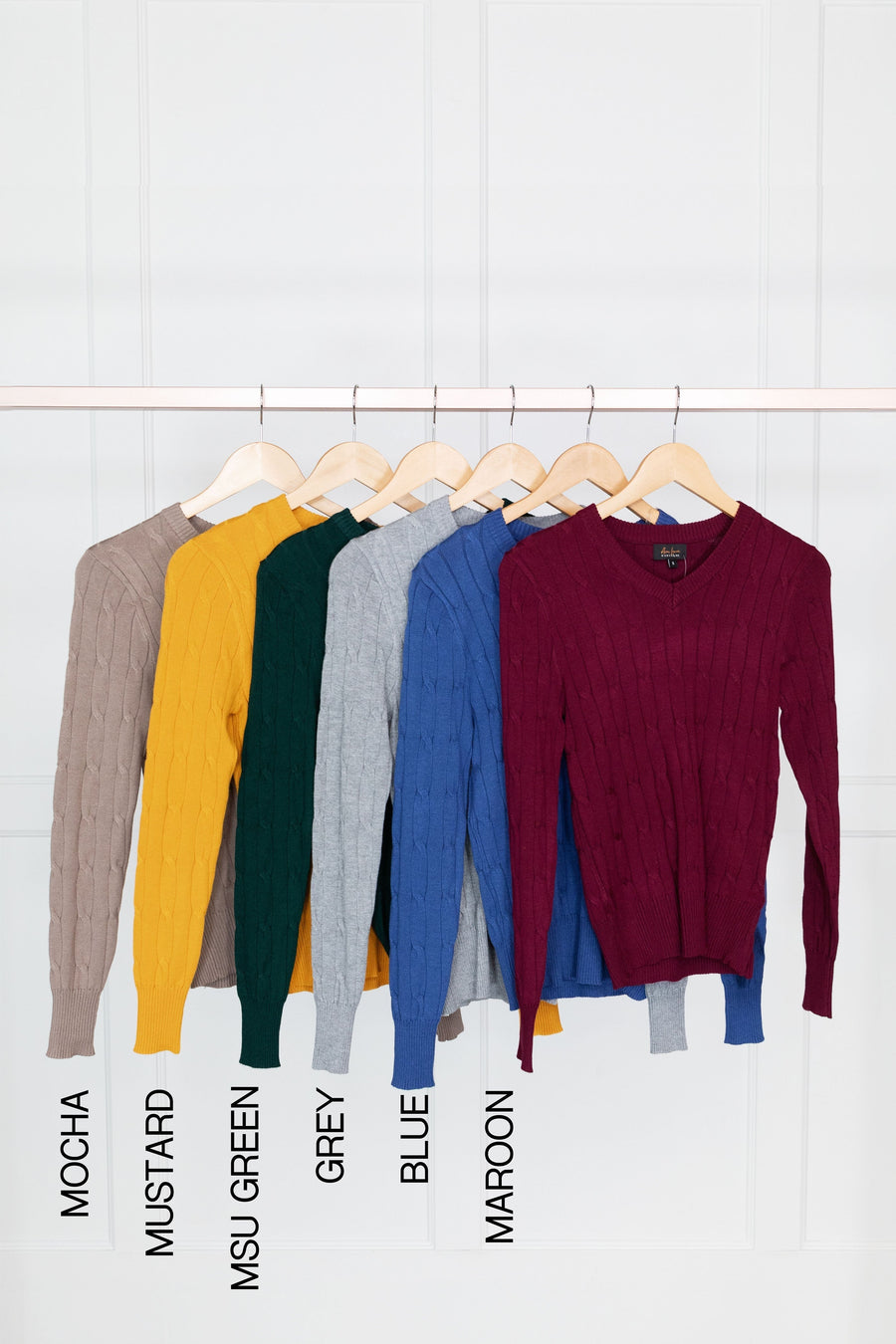 ALB Custom P.S. I Love You Women's Cable Knit Sweater