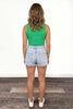The Martha by Ava Lane High-Rise Tummy Control Denim Shorts Two Lengths