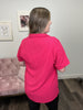 Courage To Continue Women's Textured Collared Short Sleeve Top