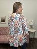 Dream Chasing Woman's Oversized Woven Hi-Lo Short Sleeve Top