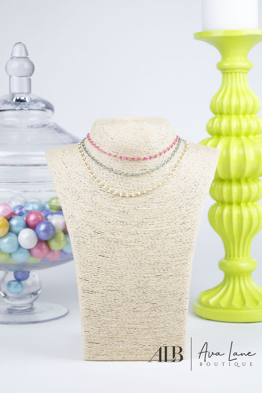 B.b Lila Oh Happy Day Chain Necklace