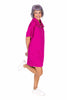 Here And Now Women's Short Sleeve Solid Knit Dress