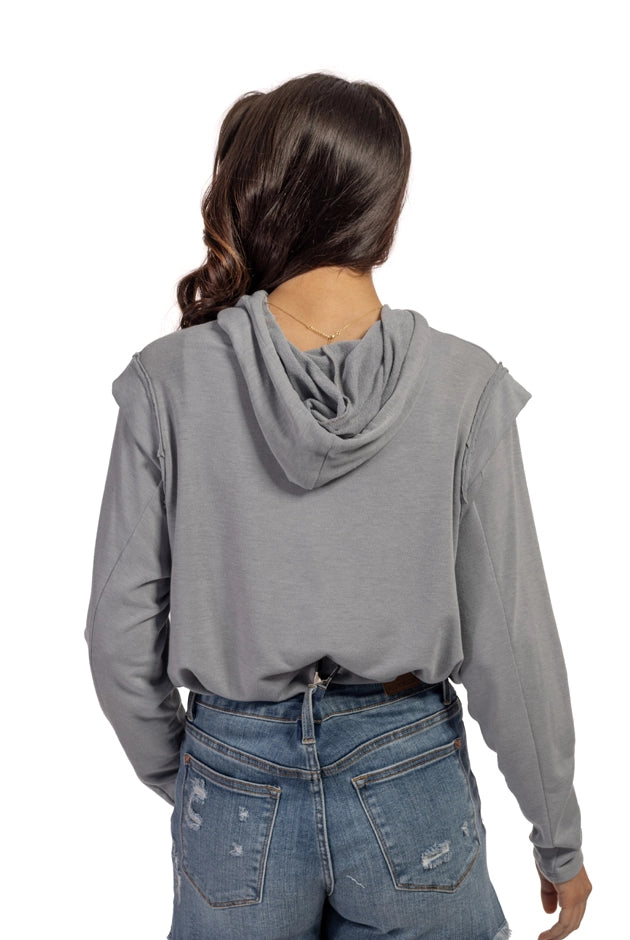 Women's Hi-Lo Hooded Top * Final Sale*