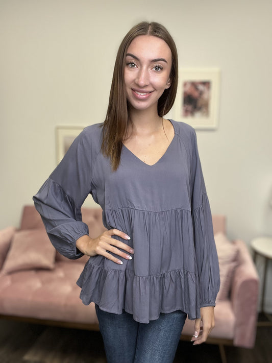 I Am Her Women's Boho Style Long Sleeve Top