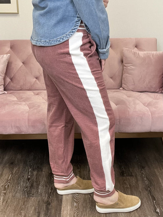 Ready To Run Women's Corduroy Drawstring Joggers