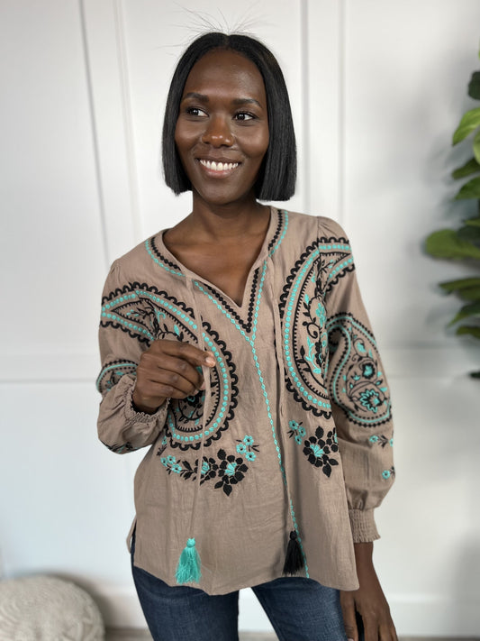 Canopy of Crushes Women's Classy Long Sleeve Top *Final Sale*