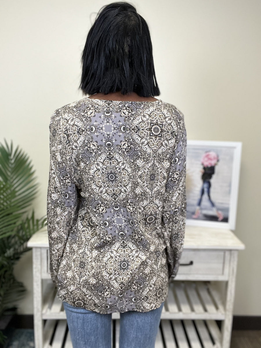 Coming Together Women's Relaxed Fit Long Sleeve Top