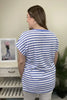 Love Goes Cold Women's Striped Cap Sleeve Top