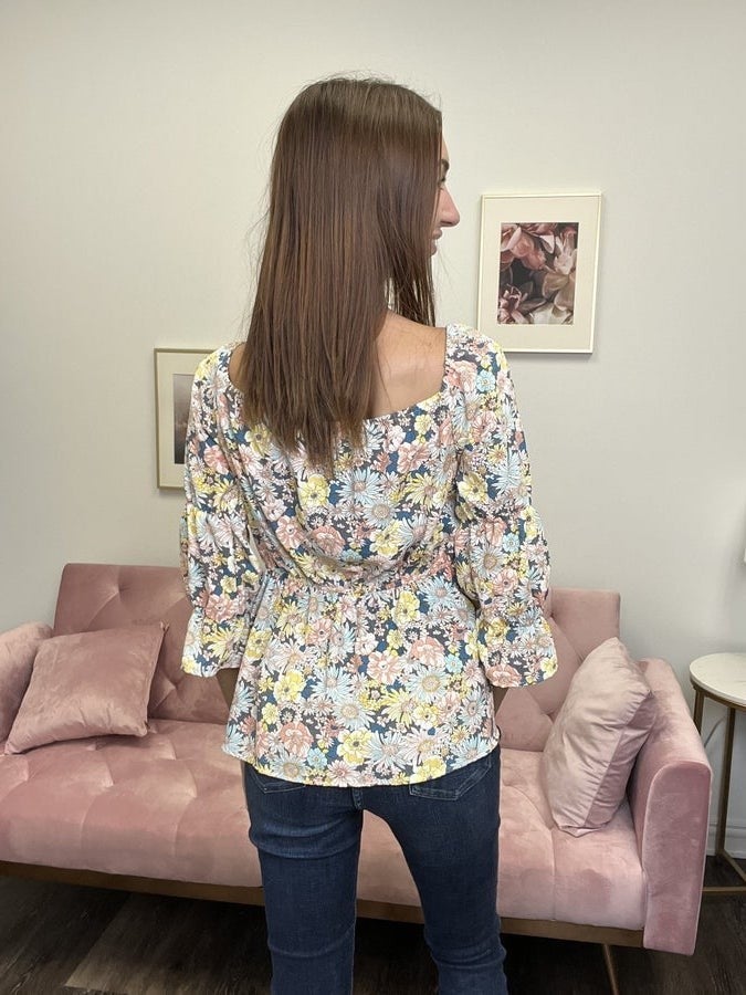 Power Statement Women's Peplum Long Sleeve Top *Final Sale*