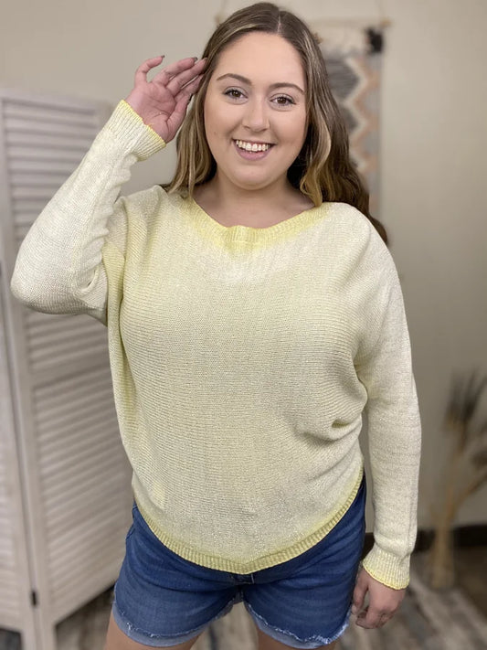 Make Me Smile Women's Relaxed Dolman Sleeve Zipper Back Top *Final Sale*