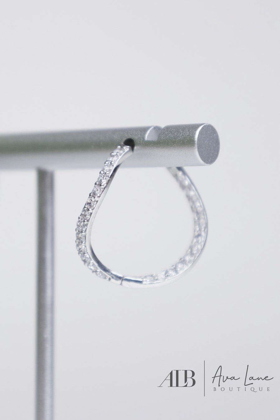 Alia Inside Out Hoop Earring