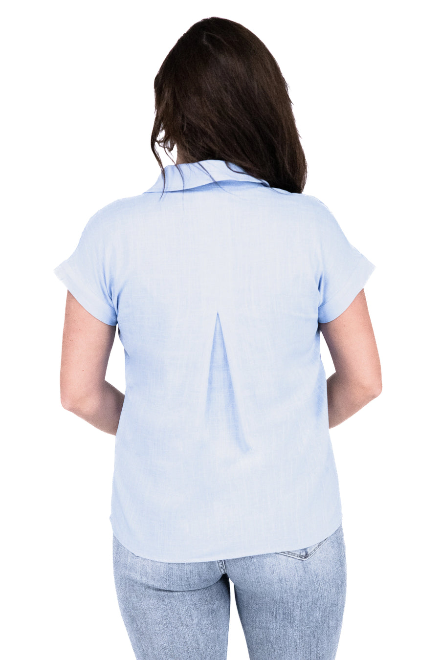 Women's Collared Short Sleeve Top