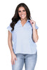 Women's Collared Short Sleeve Top