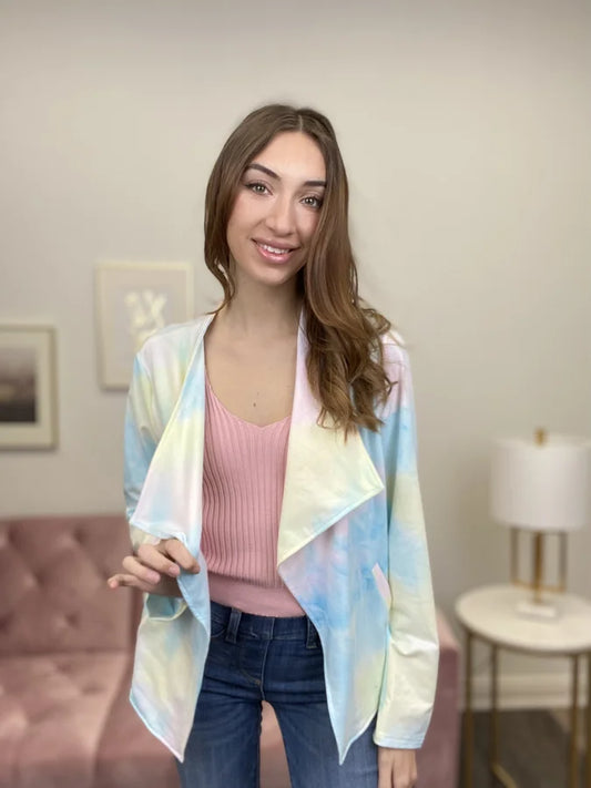 Llama Mmama Women's Lightweight Tie Dye Jacket * Final Sale*