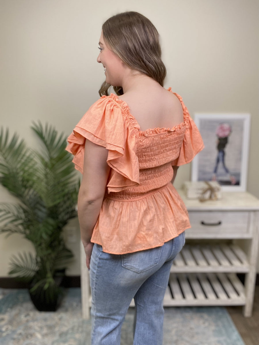 Sour then Sweet Women's Peplum Short Sleeve Top *Final Sale*