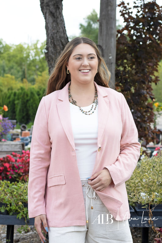 Business As Usual Women's Workwear Lightweight Blazer *Final Sale*