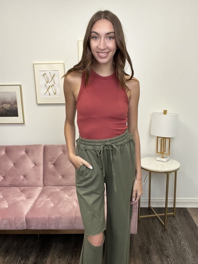 Air At Night Women's Raw Hem Lounge Pants