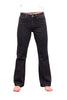 The Erica mid-rise bootcut tummy control jeans in charcoal, front view