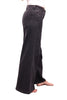 The Kim wide leg jeans in charcoal, side view