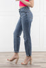 Out Of My Mind from Judy Blue: Mid-Rise Slim Fit Denim