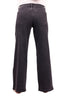 The Kim wide leg jeans in charcoal, back view