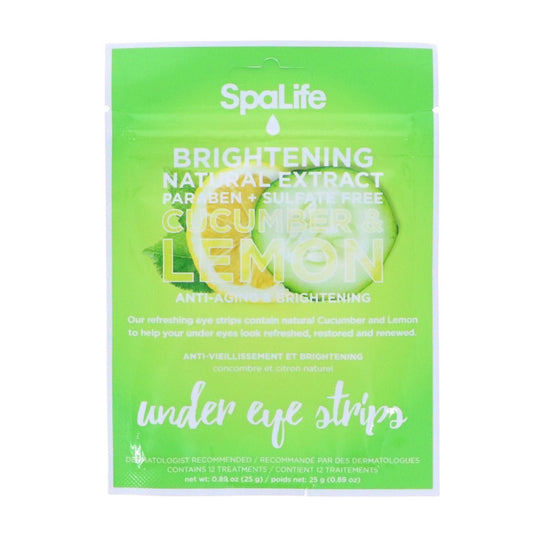 Women's Cucumber and Lemon Brightening Under Eye Strips