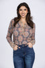 Stylish Pattern Long Sleeve Top * Final Sale*