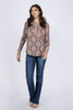 Stylish Pattern Long Sleeve Top