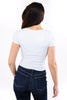 Women's Slim-Fit Square Neck Short Sleeve Top *Final Sale*