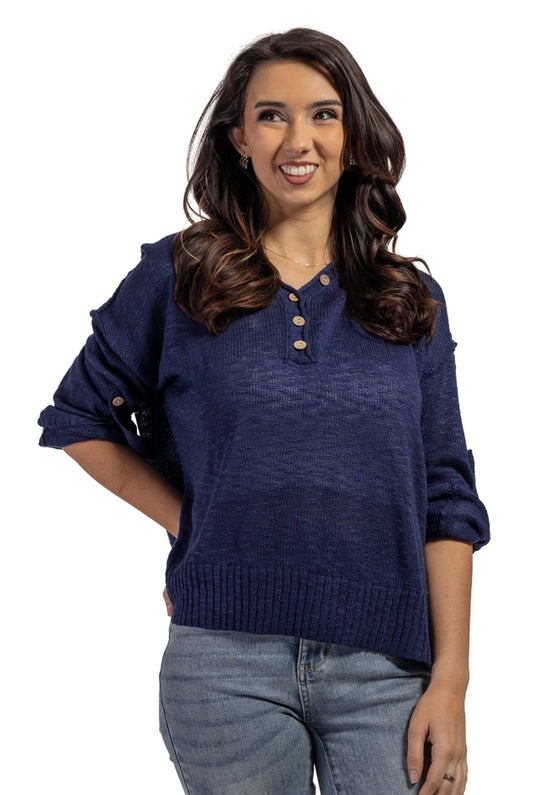 ALB Custom Beautiful Tomorrow Women's Open Knit Sweater